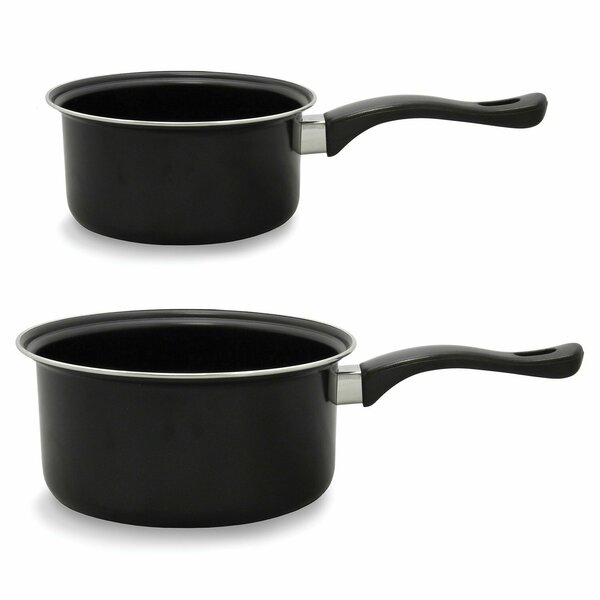 Brentwood Appliances 2-Piece Nonstick Carbon Steel Saucepan Set BSP-1620